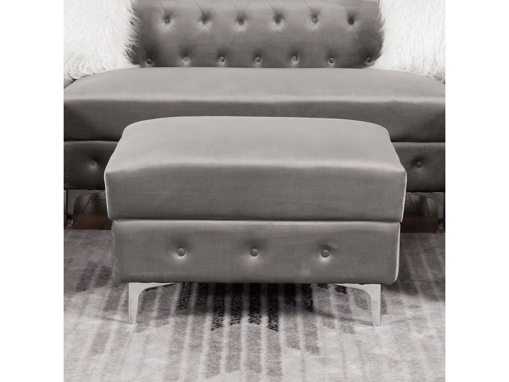 Ottoman, Gray - main image
