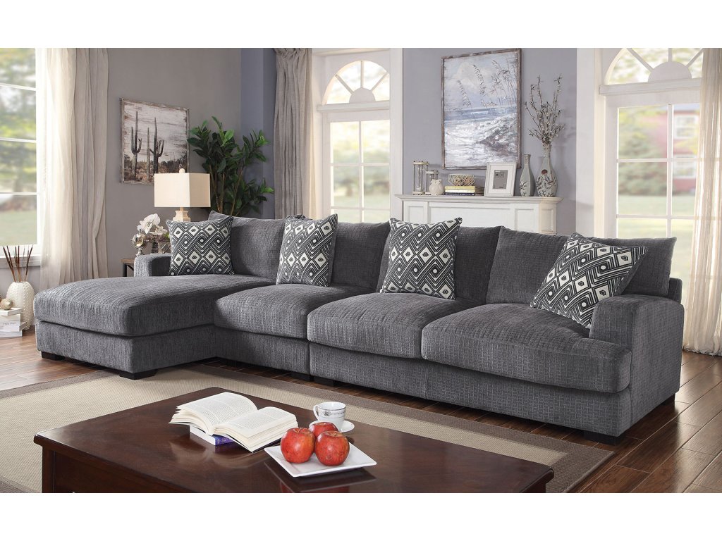 Large L-Shaped Sectional, Right Chaise - main image