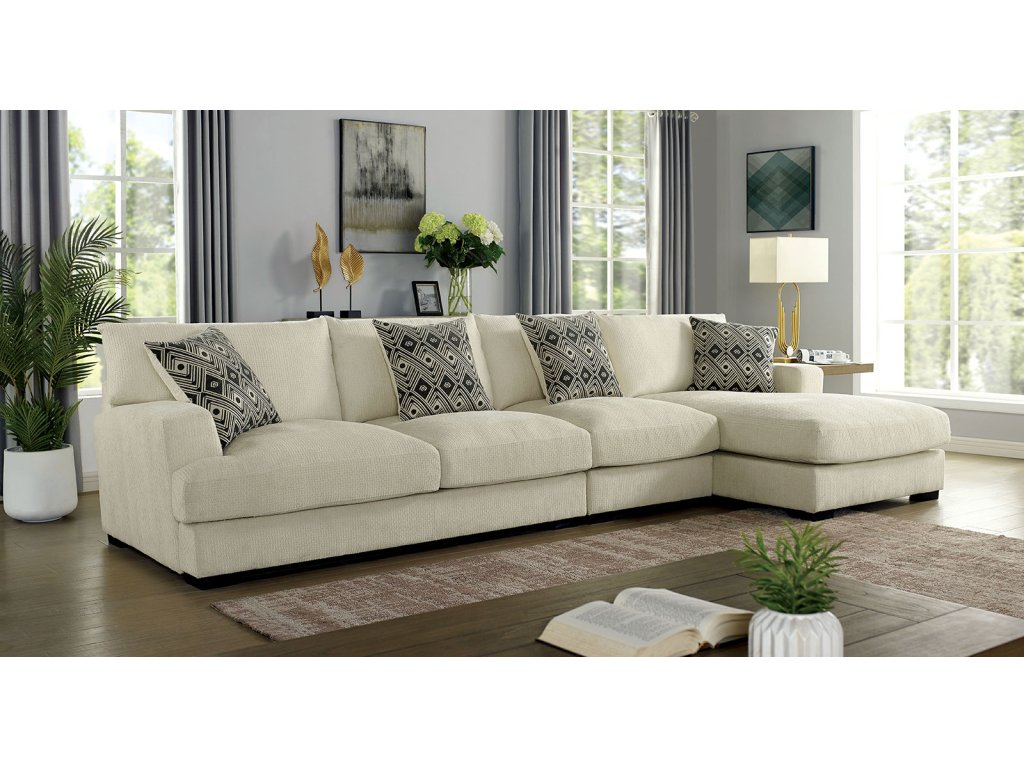 Large L-Shaped Sectional, Right Chaise - main image