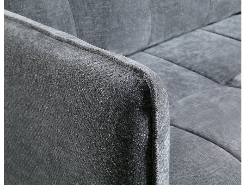 Loveseat w/ Pillows, Dark Gray - image 2