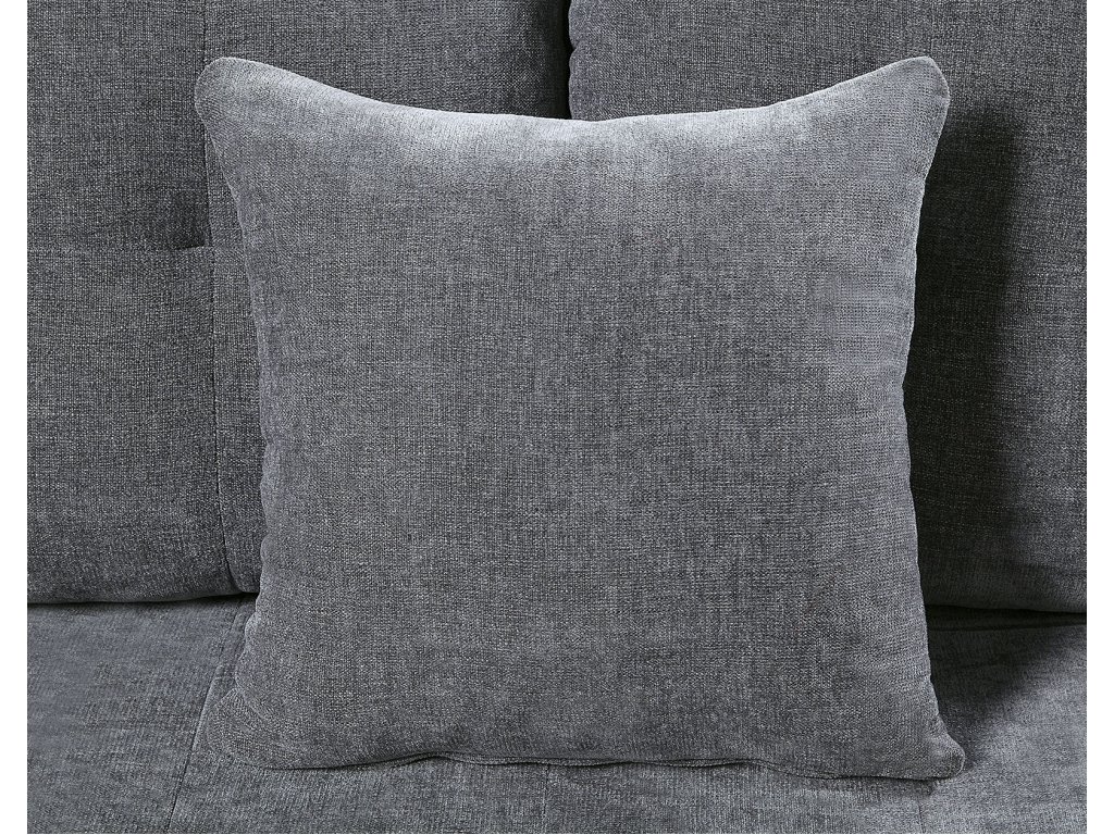 Loveseat w/ Pillows, Dark Gray - image 4