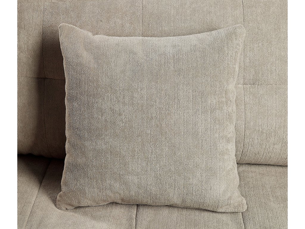Loveseat w/ Pillows, Light Gray - image 3