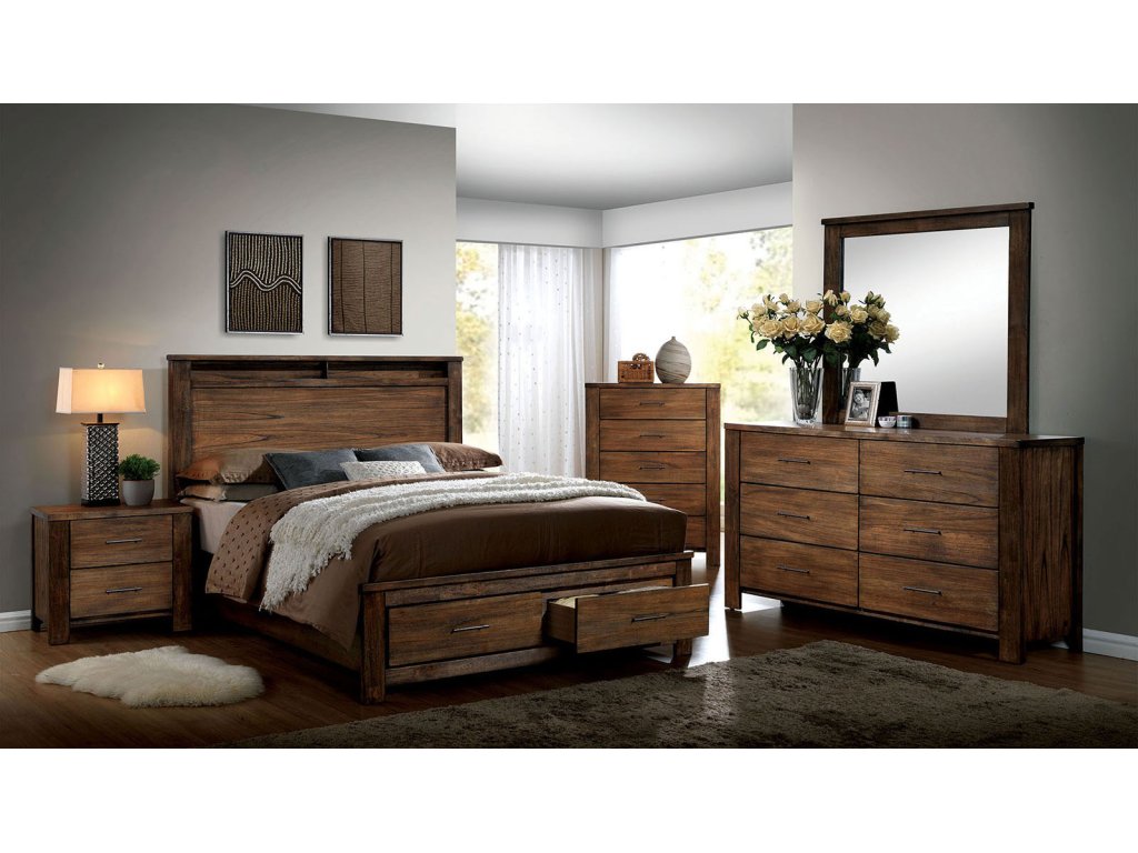 5 Pc. Queen Bedroom Set w/ Chest - main image
