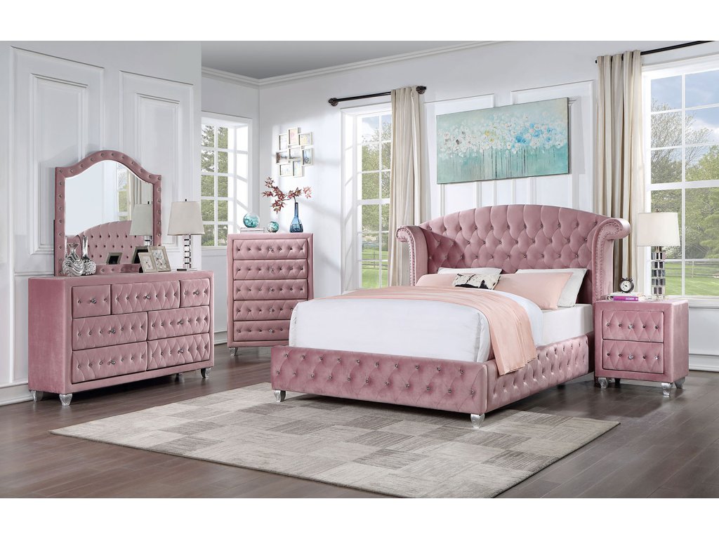 Nightstand, Pink - image 1