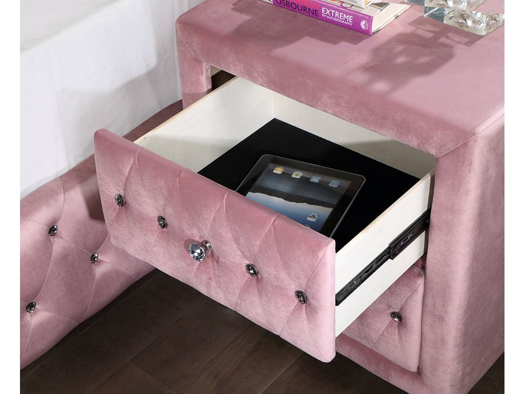 Nightstand, Pink - image 2