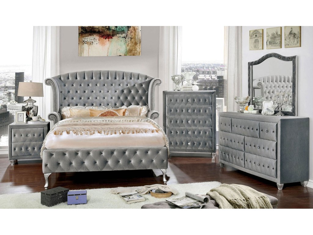 Nightstand, Gray - image 1