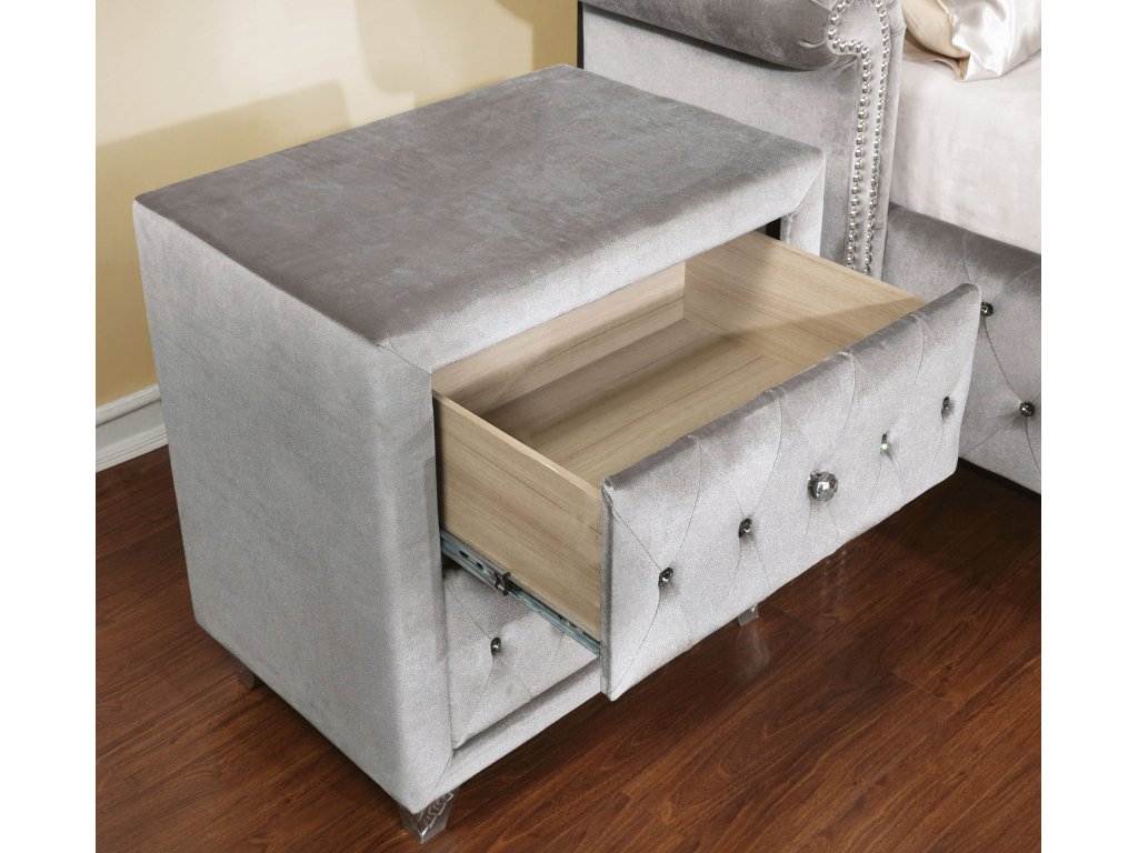 Nightstand, Gray - image 4
