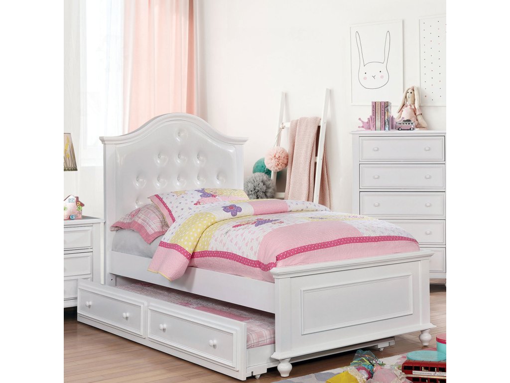 Twin Bed, White - main image