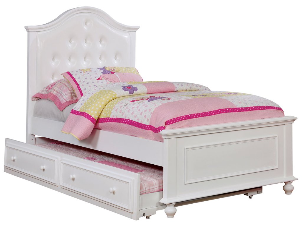 Twin Bed, White - image 2