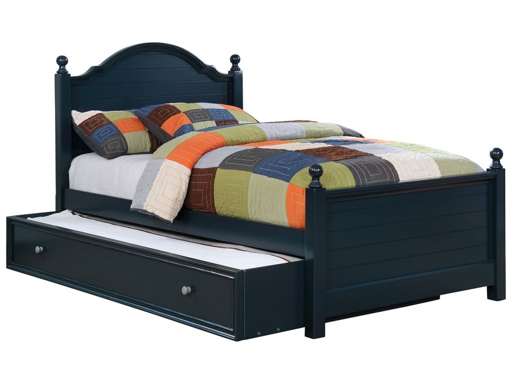 Twin Bed, Blue - image 1