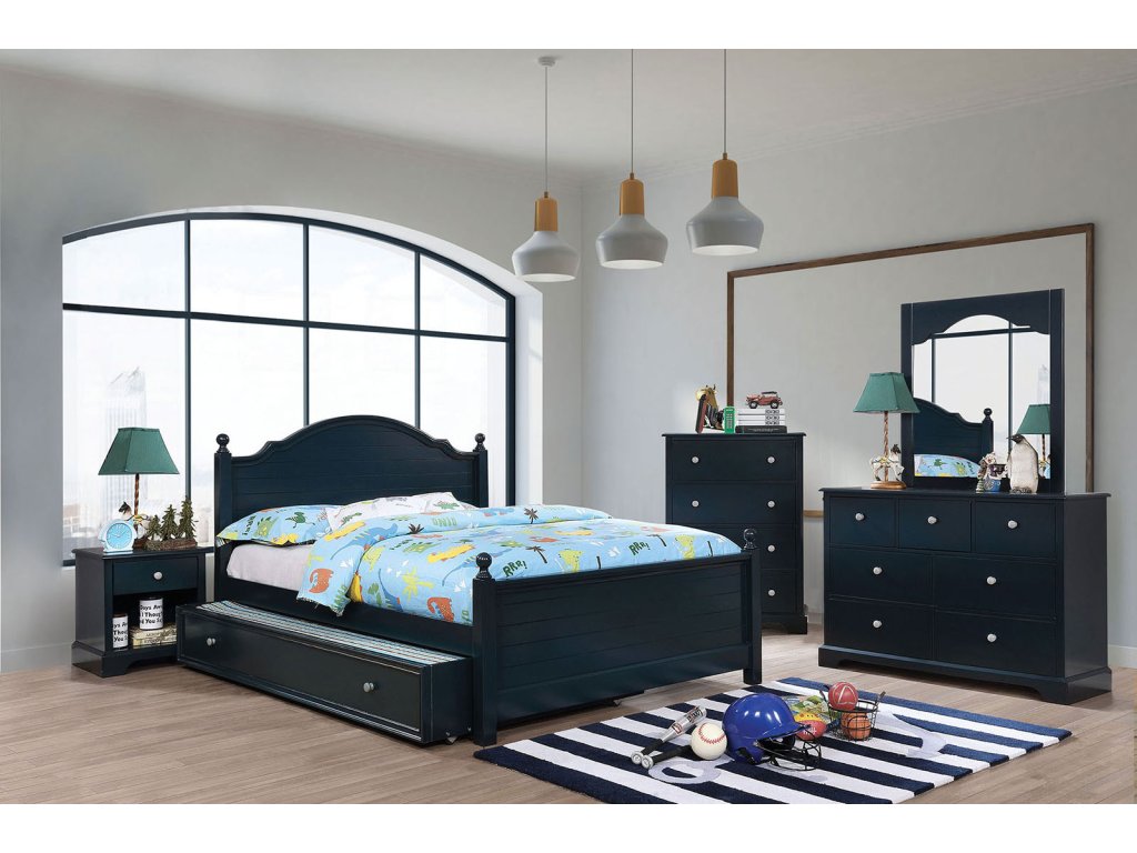 Twin Bed, Blue - image 2