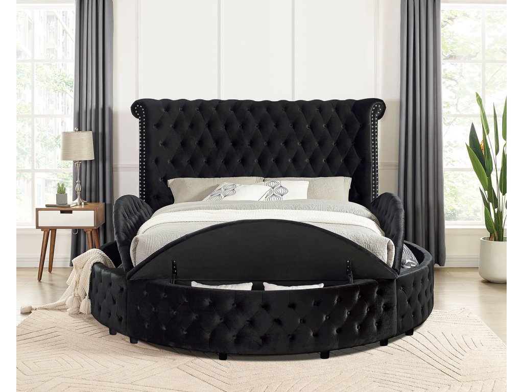 Queen Bed, Black - image 2
