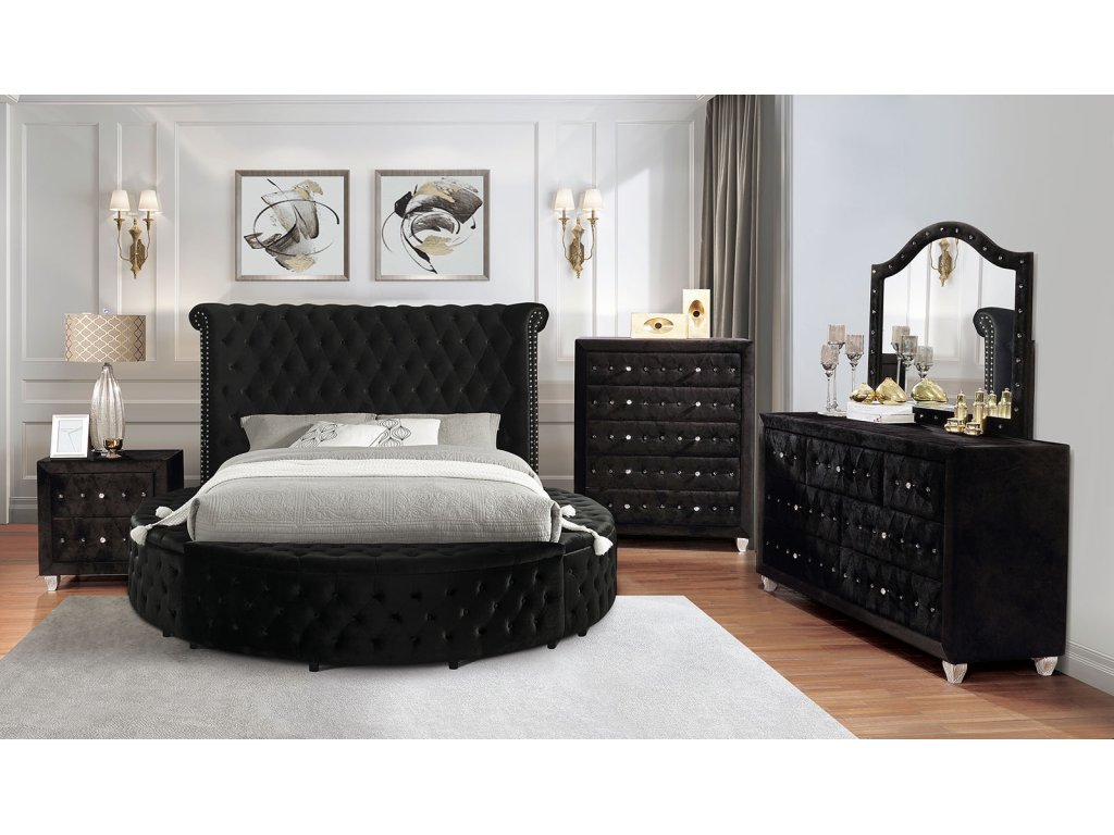 Queen Bed, Black - image 4