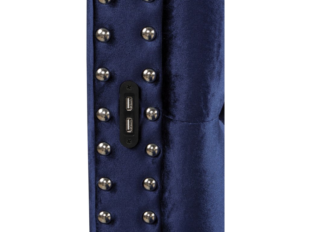 Queen Bed, Blue - image 3