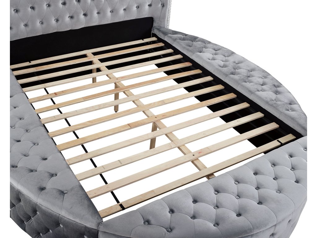 E.King Bed, Gray - image 2
