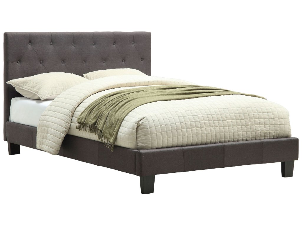 Queen Bed, Gray - image 1
