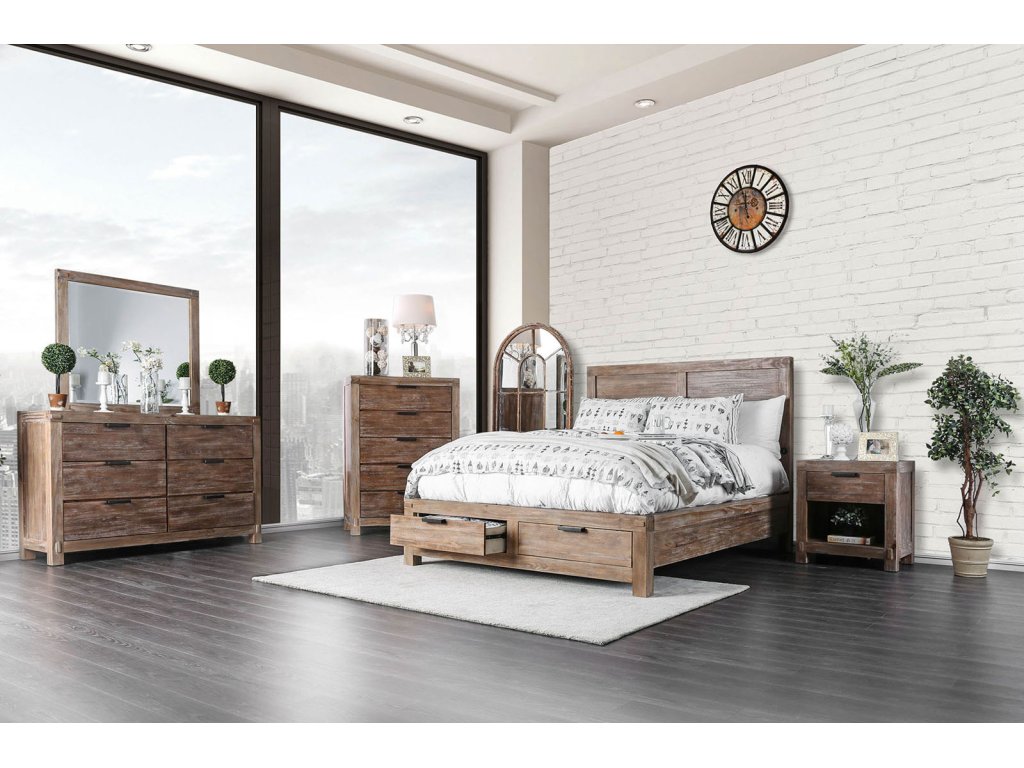5 Pc. Queen Bedroom Set w/ Chest - main image