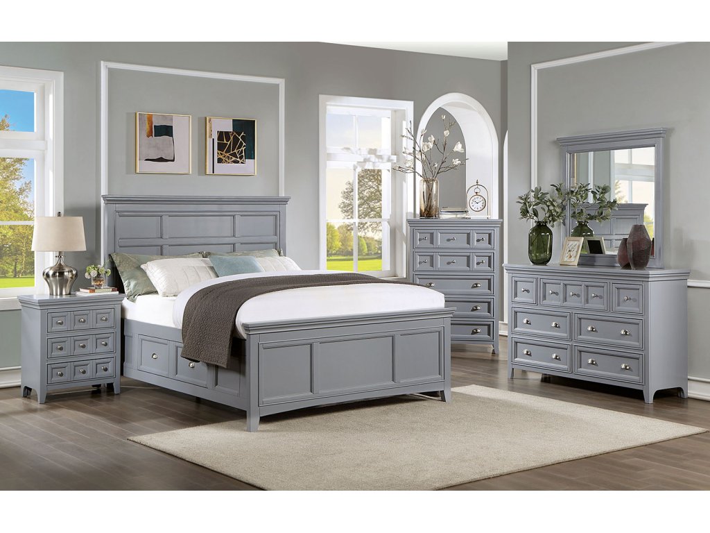 Full Bed, Gray - main image