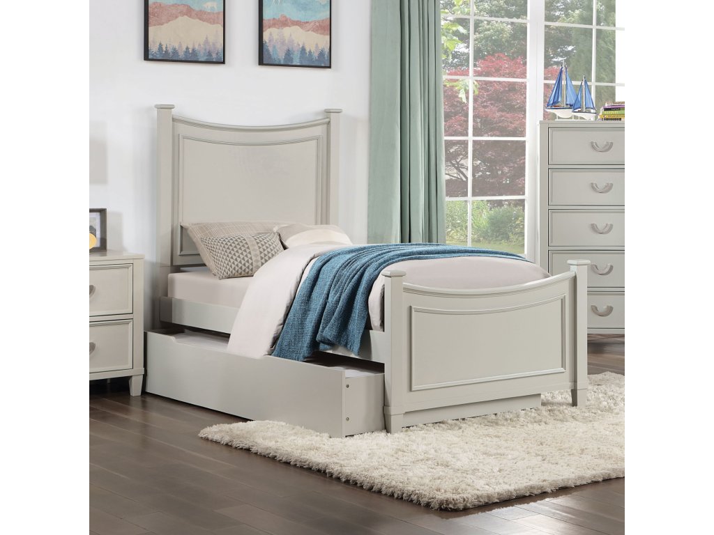 Twin Bed, Gray - main image