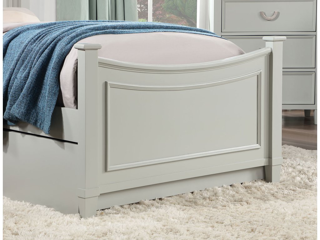 Full Bed w/ Trundle, Gray - image 2