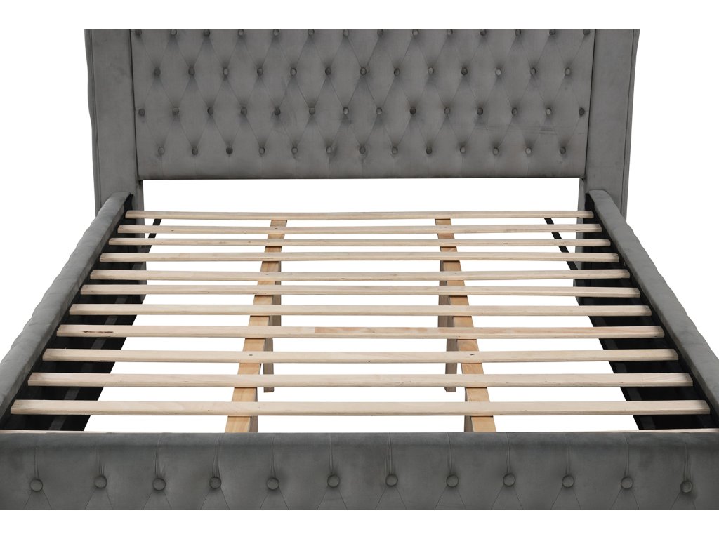 E.King Bed, Gray - image 6