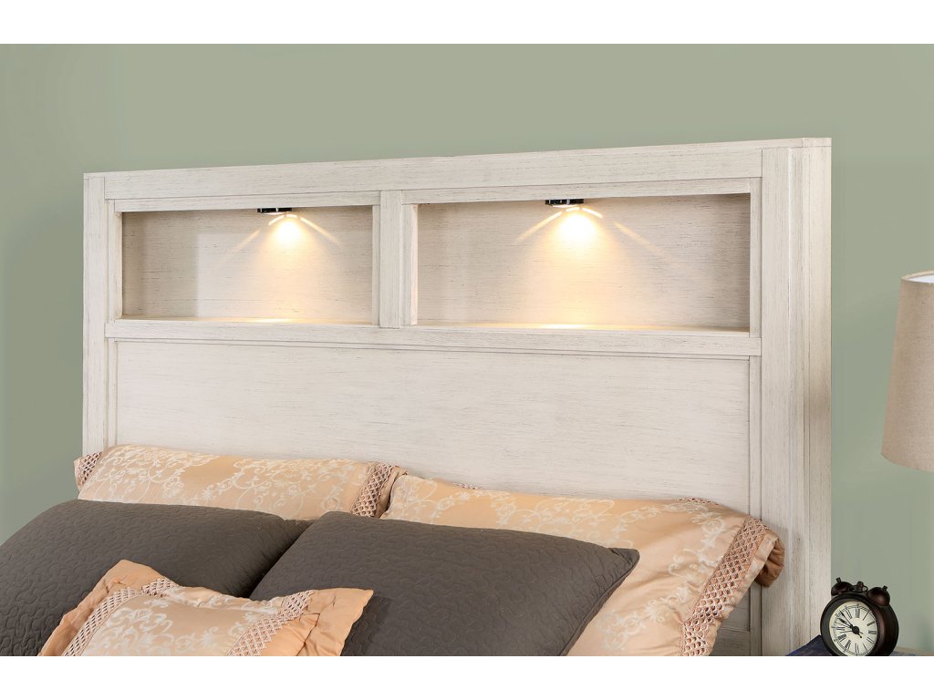 Cal.King Bed, White - image 2