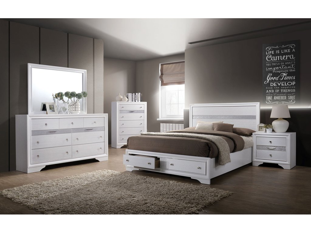 Full Bed, White - main image