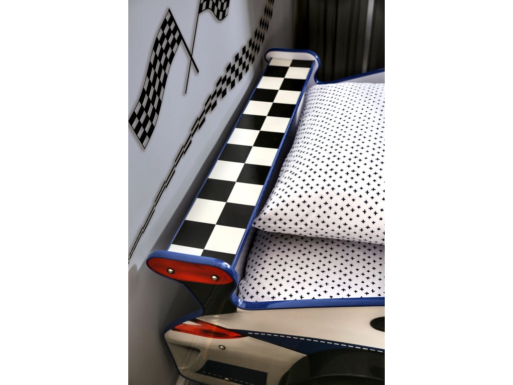 Twin Bed, Blue - image 1