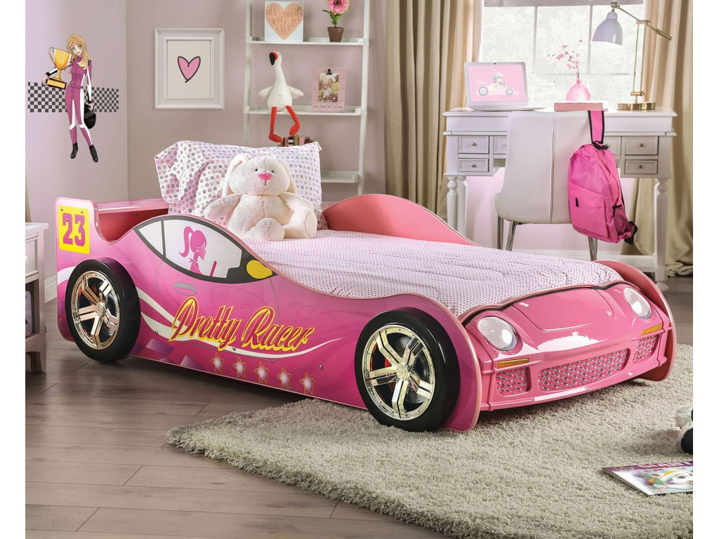 Twin Bed, Pink - main image