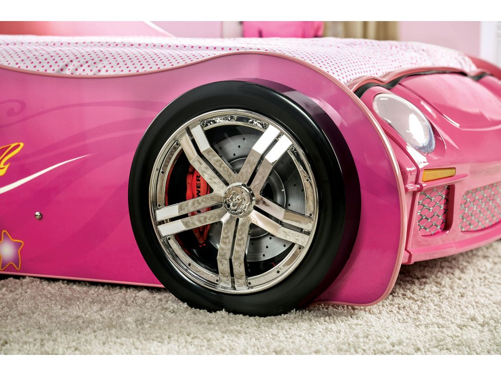 Twin Bed, Pink - image 3
