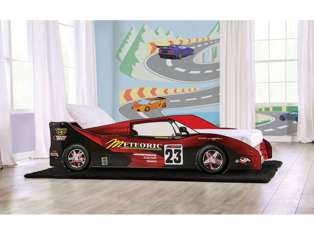 Twin Bed, Red - main image