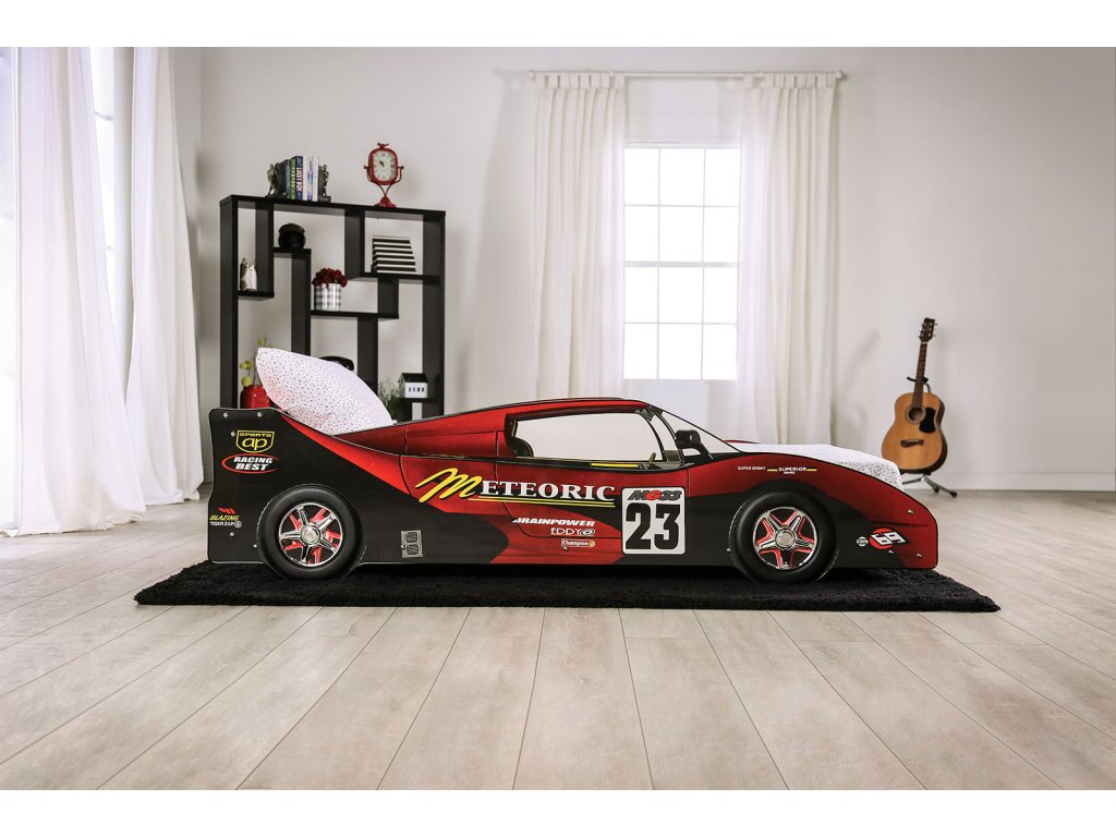 Twin Bed, Red - image 1