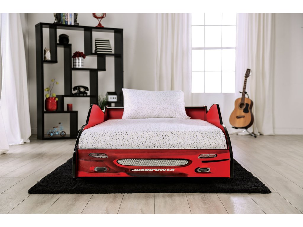 Twin Bed, Red - image 2