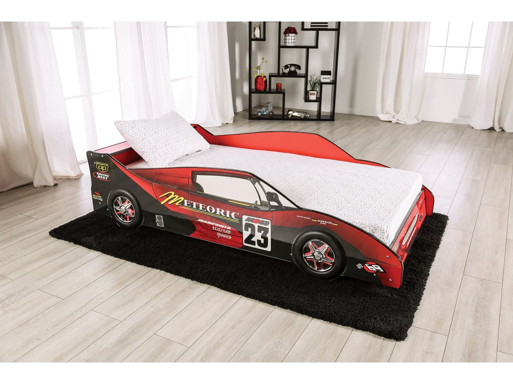 Twin Bed, Red - image 4