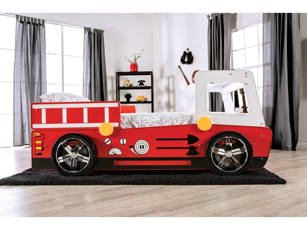 Twin Bed, Red - image 1