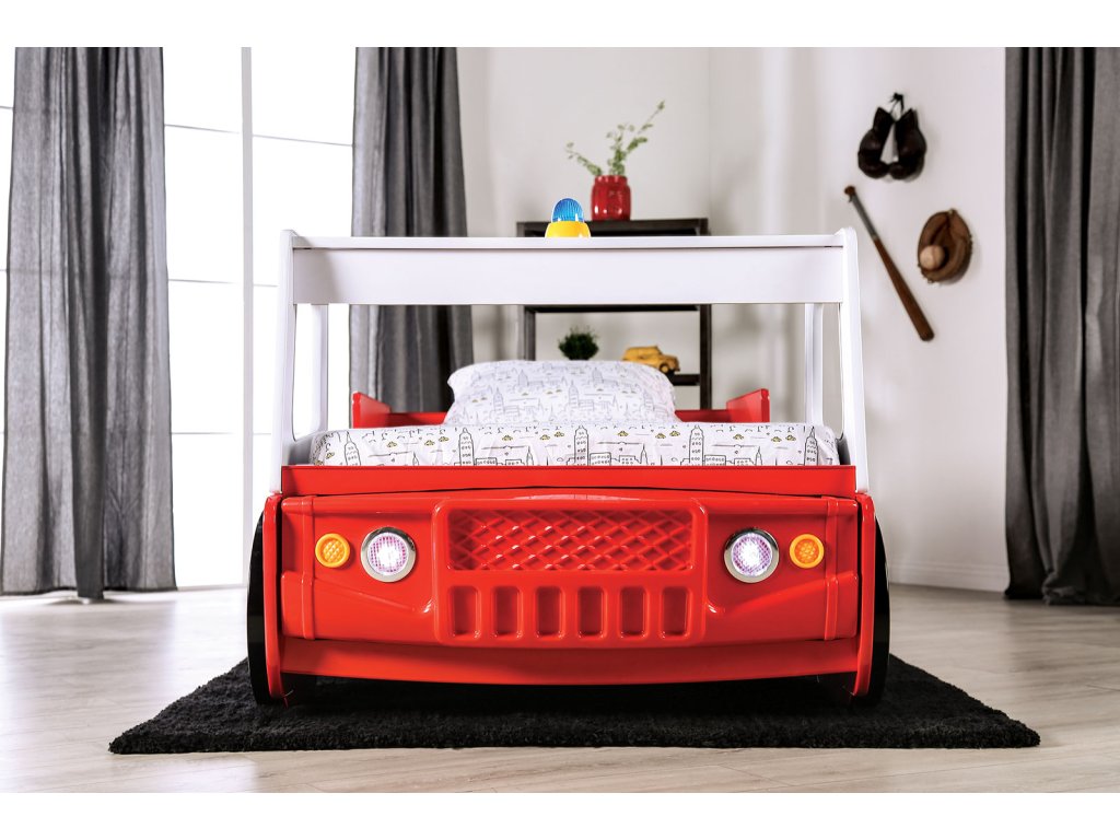 Twin Bed, Red - image 2