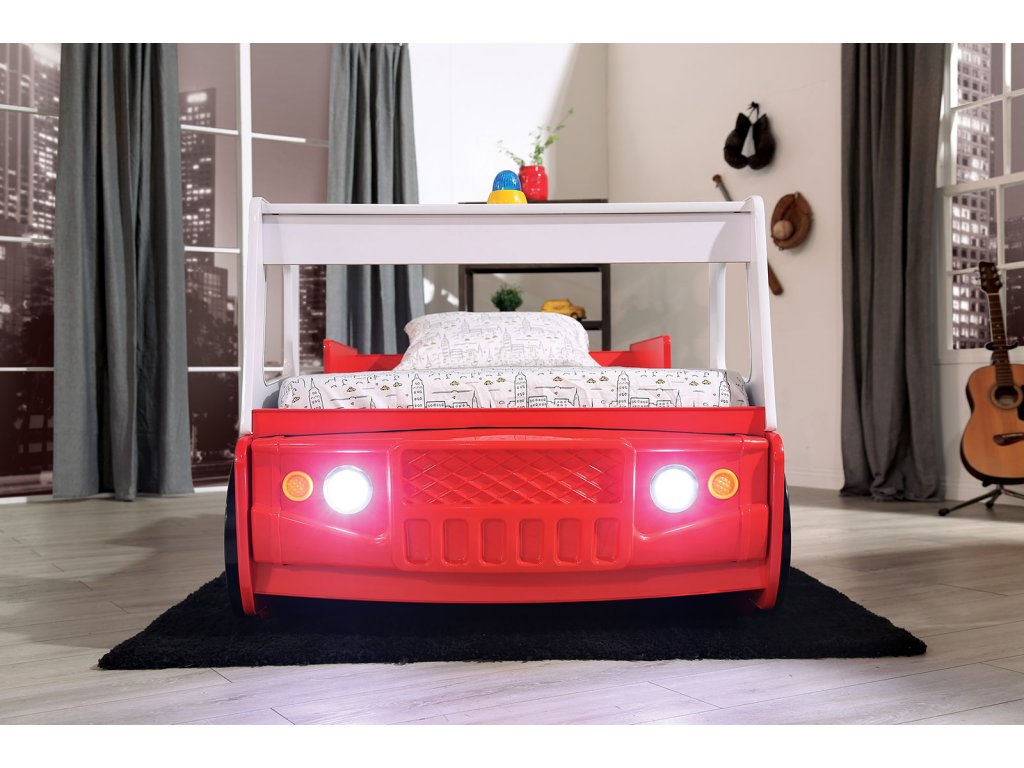 Twin Bed, Red - image 3