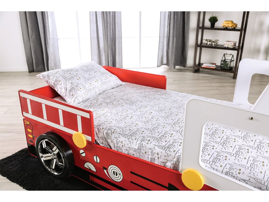 Twin Bed, Red - image 4