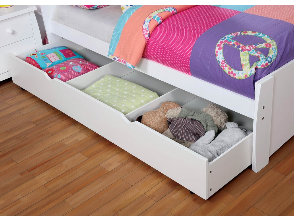 Twin Bed, White - image 5