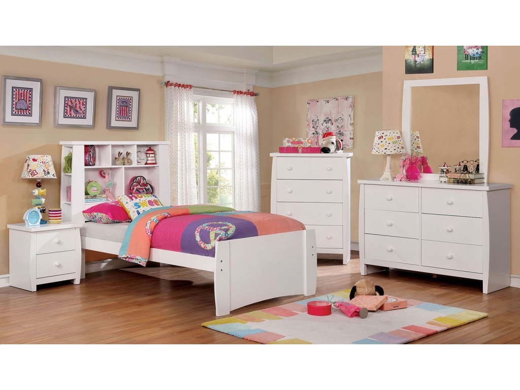 Twin Bed, White - image 2