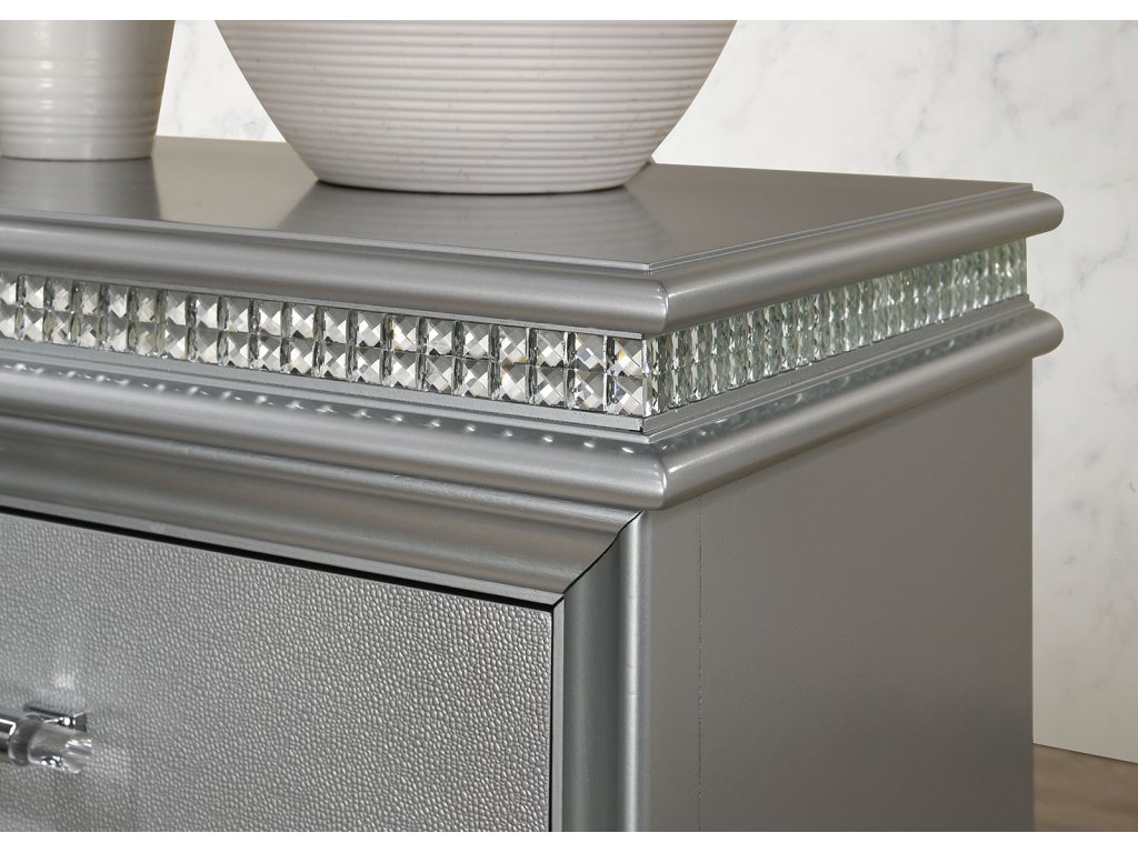 Nightstand, Silver - image 2