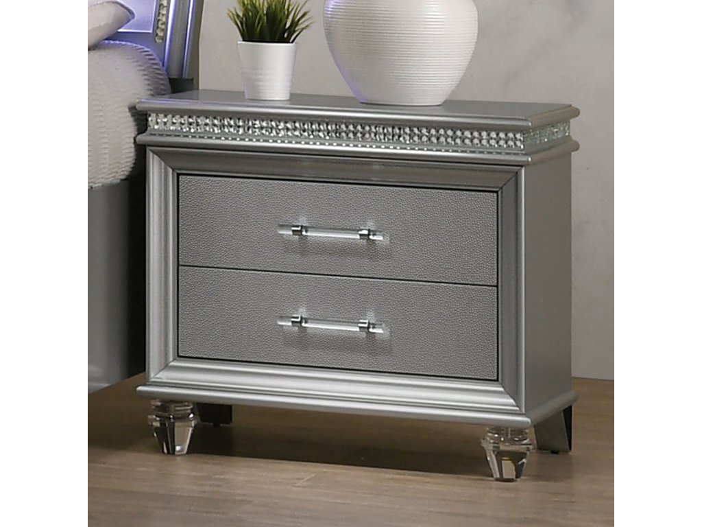 Nightstand, Silver - main image