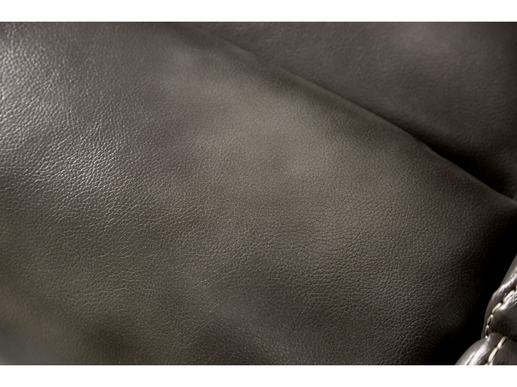 Sofa, Dark Gray Leatherette - image 2