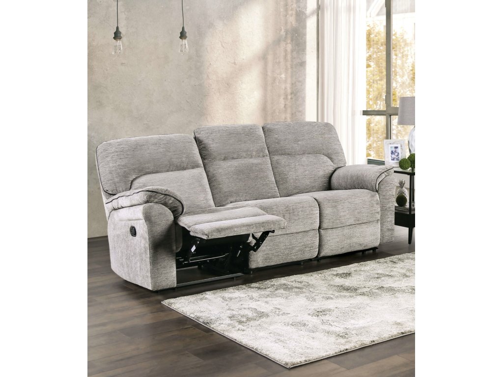 Sofa, Light Gray Fabric - main image