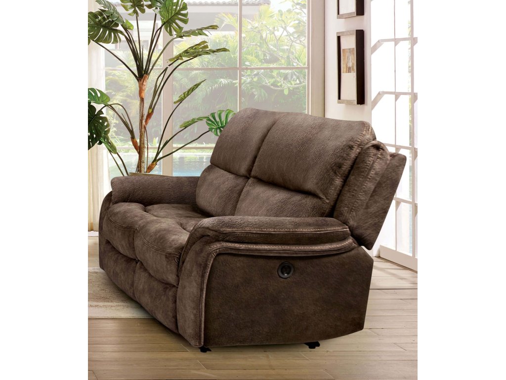 Loveseat, Dark Brown - main image