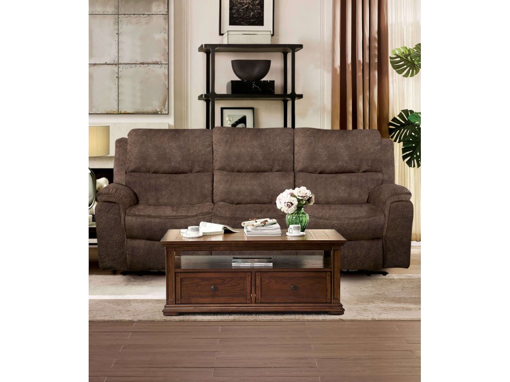 Sofa, Dark Brown - main image