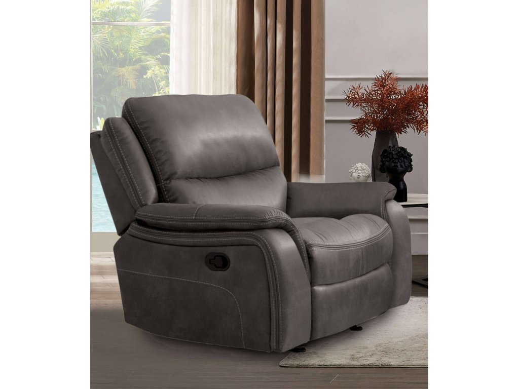 Glider Recliner, Dark Gray - main image