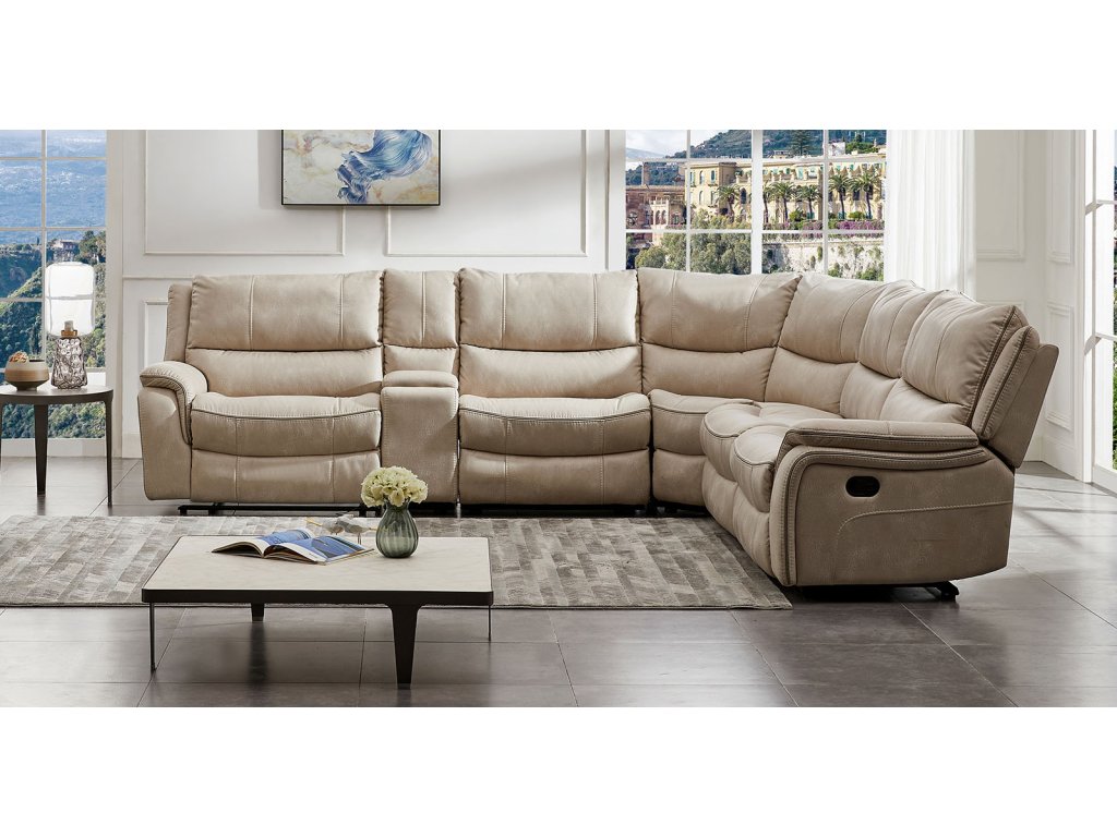Sectional, Beige - image 1