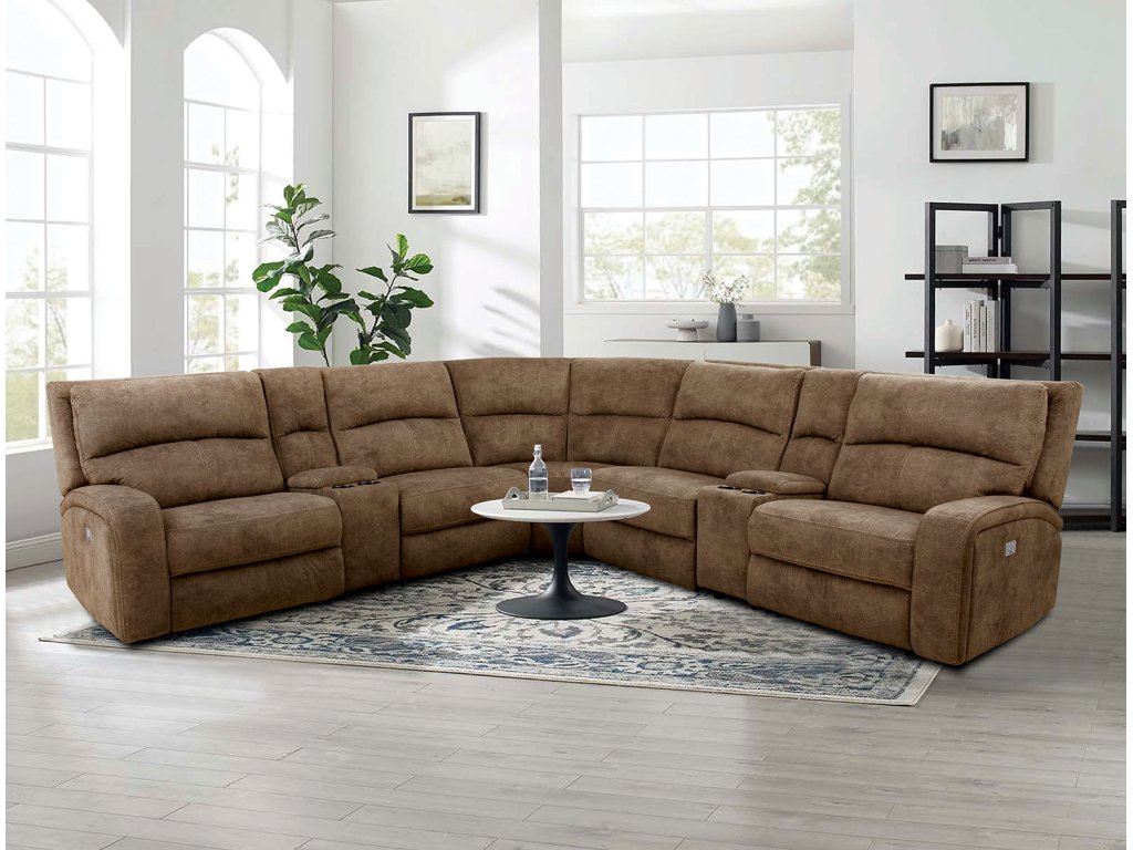 Power Sectional, Brown - main image