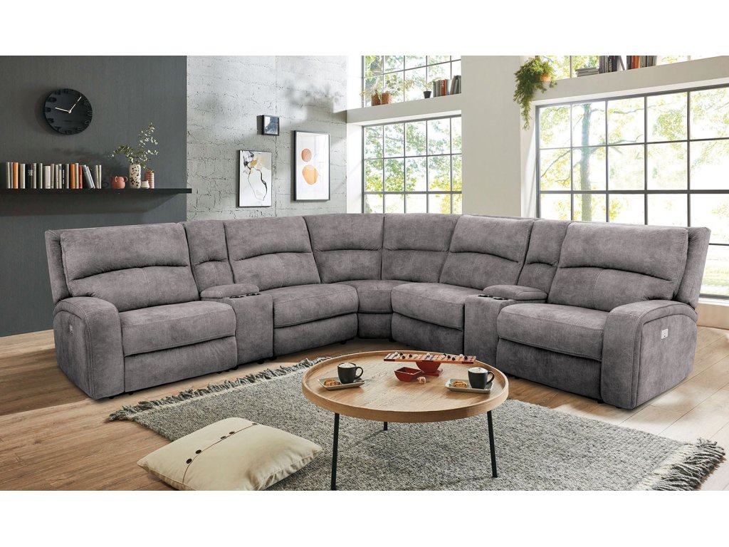 Power Sectional, Light Gray - main image
